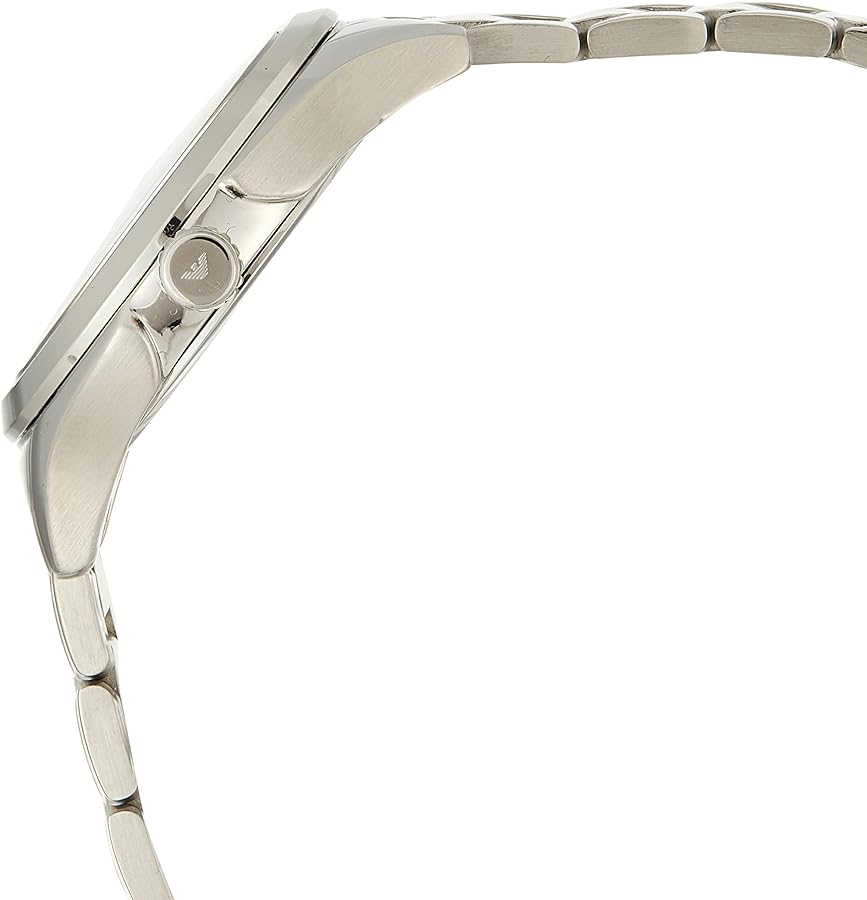 Emporio Armani Valeria Quartz Mother of Pearl Dial Silver Steel Strap Watch For Women - AR11030