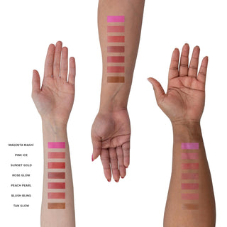 Nudestix Nudies Matte+ Glow Core All Over Face Blush - Sunset Gold