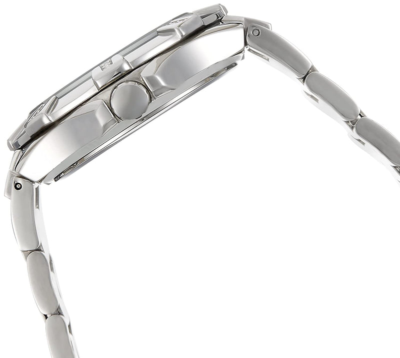 Guess Vista Diamonds Silver Dial Silver Steel Strap Watch for Women - W12080L1