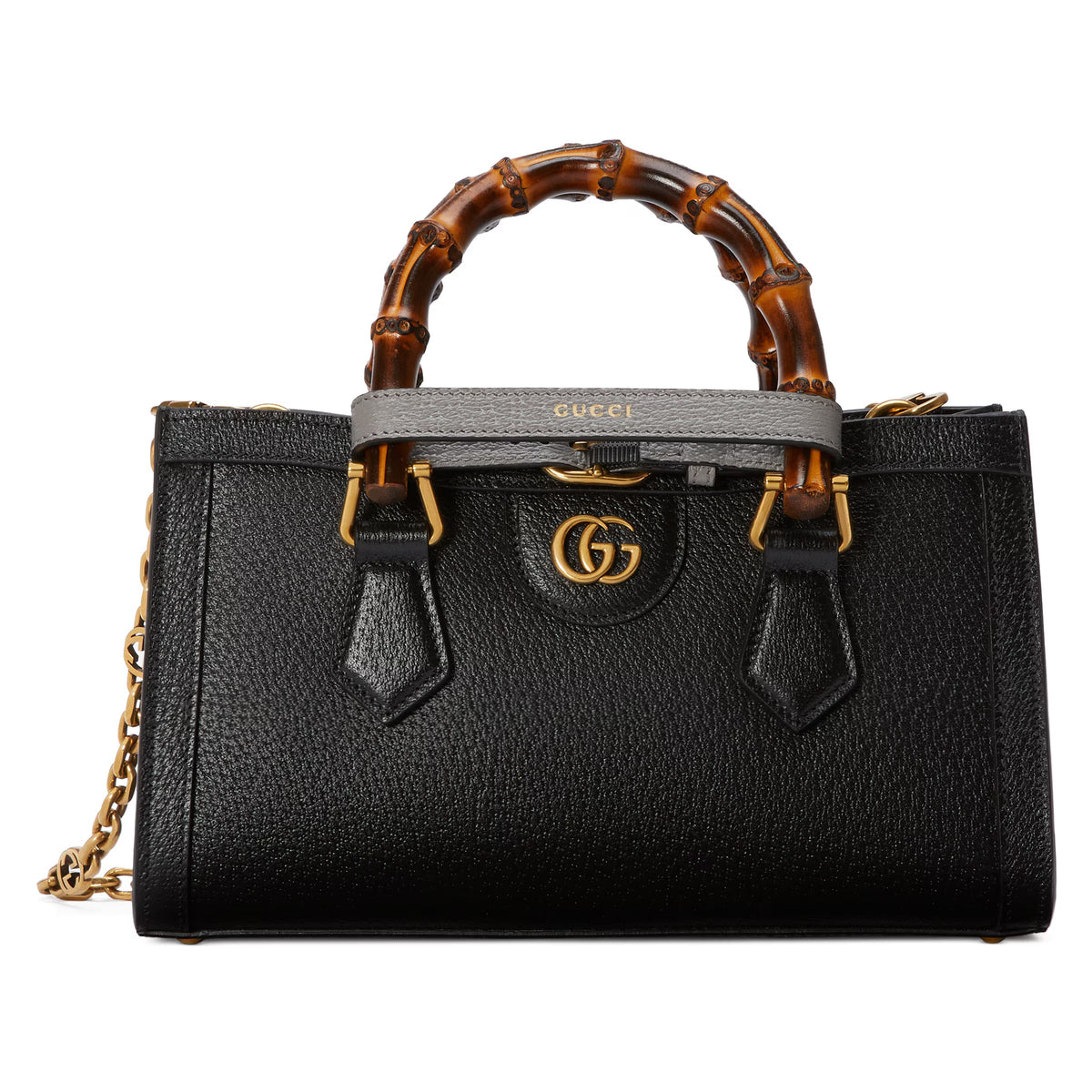Gucci Gucci Diana Small Tote Bag - Black
