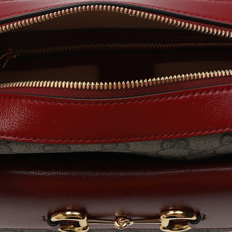 Gucci Horsebit 1955 Crossbody Bag – Red