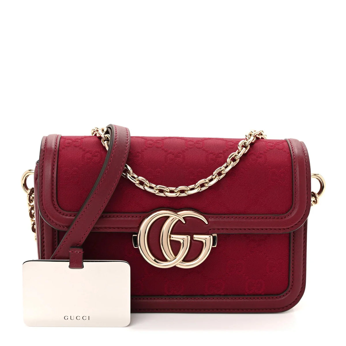 Gucci GG GO Small Shoulder Bag – Bordeaux