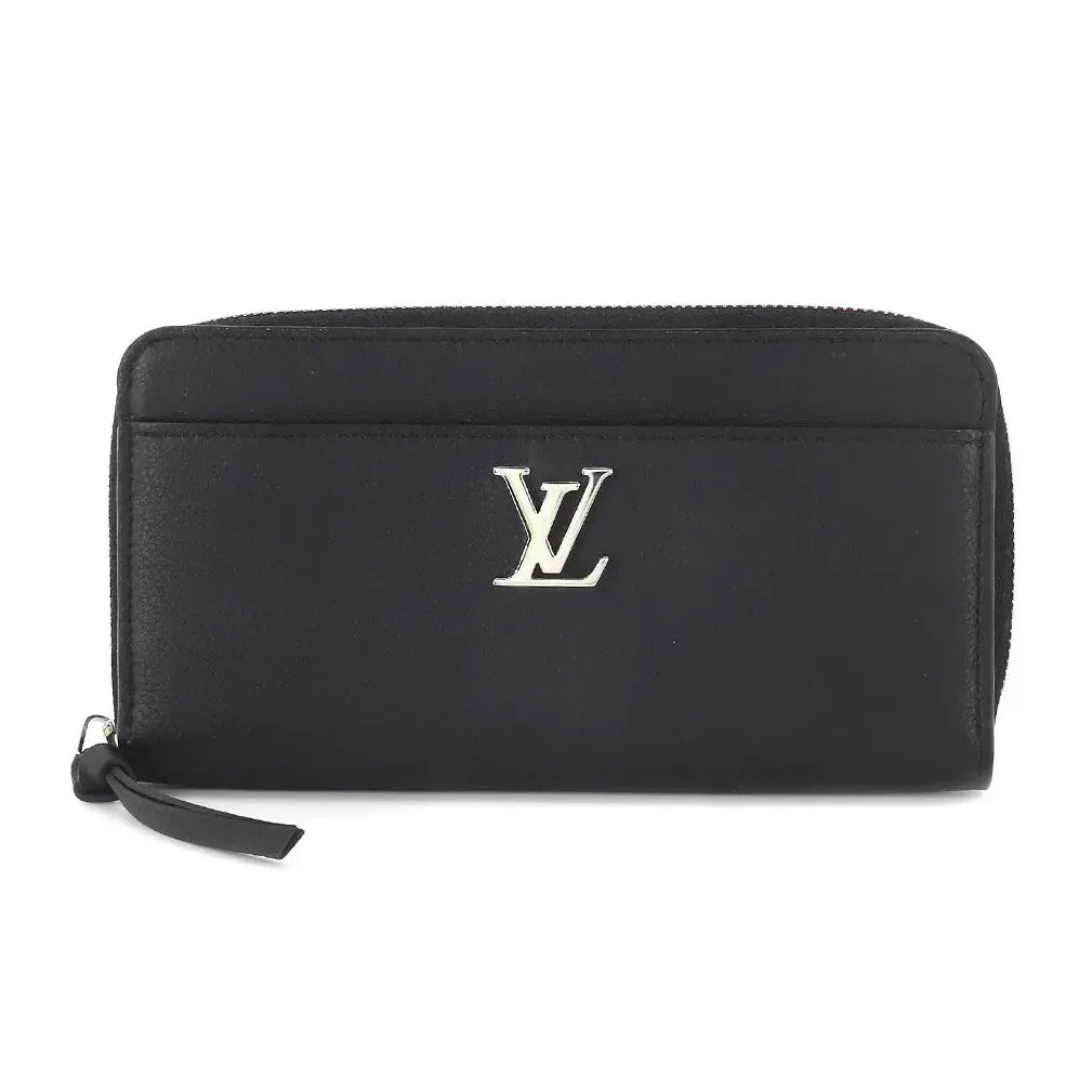 Louis Vuitton Lockme Zippy Wallet - Black