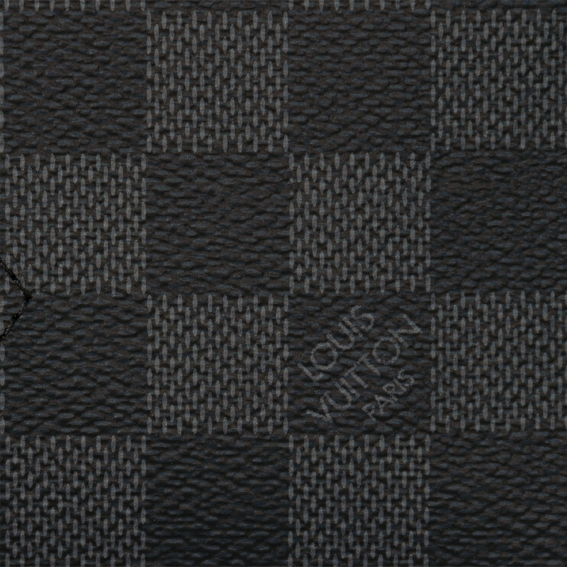 Louis Vuitton Damier Graphite Canvas Coin Card Holder - Black