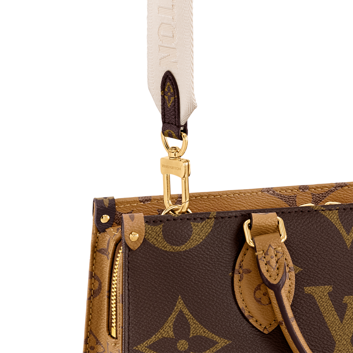 Louis Vuitton On The Go East West Tote Bag - Brown