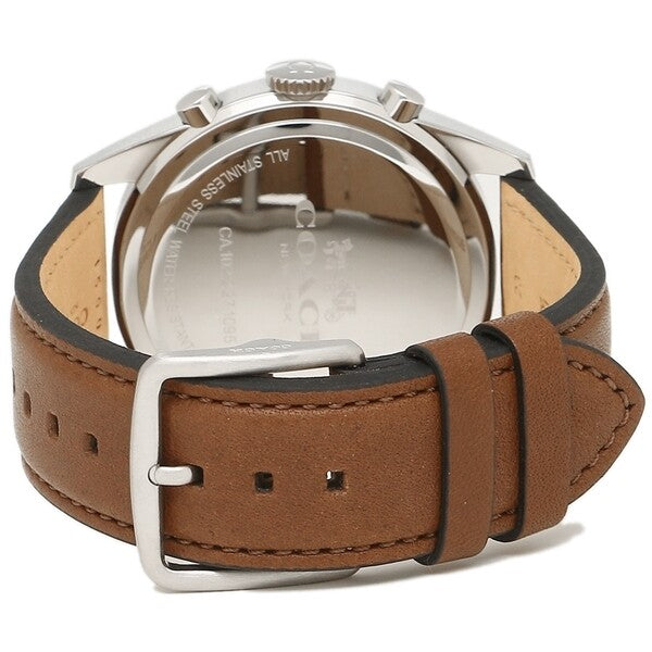 Coach Sullivan Sport Blue Dial Brown Leather Strap Watch for Men - 14606038