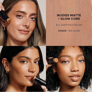Nudestix Nudies Matte And Glow Core All Over Face Blush Colour - Tan Glow