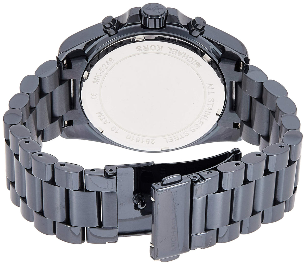 Michael Kors Bradshaw Blue Dial Blue Steel Strap Watch for Men - MK6248