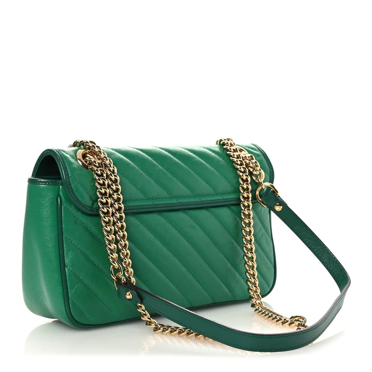 Gucci GG Marmont Medium Shoulder Bag - Green