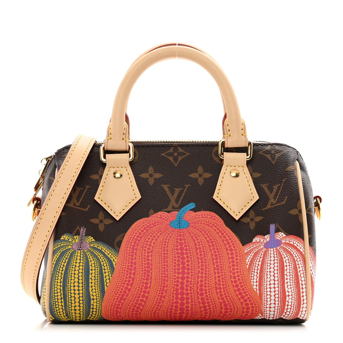Louis Vuitton x Yayoi Kusama Speedy Bandoulière 20 Handbag - Pumpkin