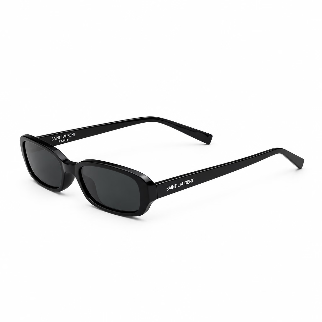 Saint Laurent Women SL 872 Erin Oval-Frame Black Sunglasses