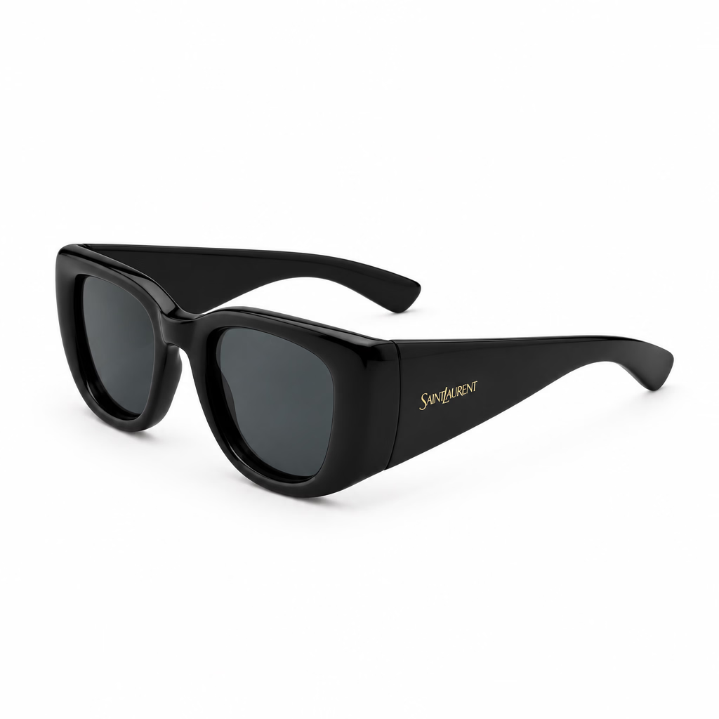 Saint Laurent Women SL 903 Howl Butterfly Black Sunglasses
