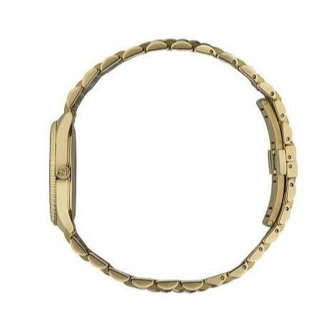 Gucci G Timeless Mother of Pearl Dial Gold Steel Strap Watch For Women - YA1265021