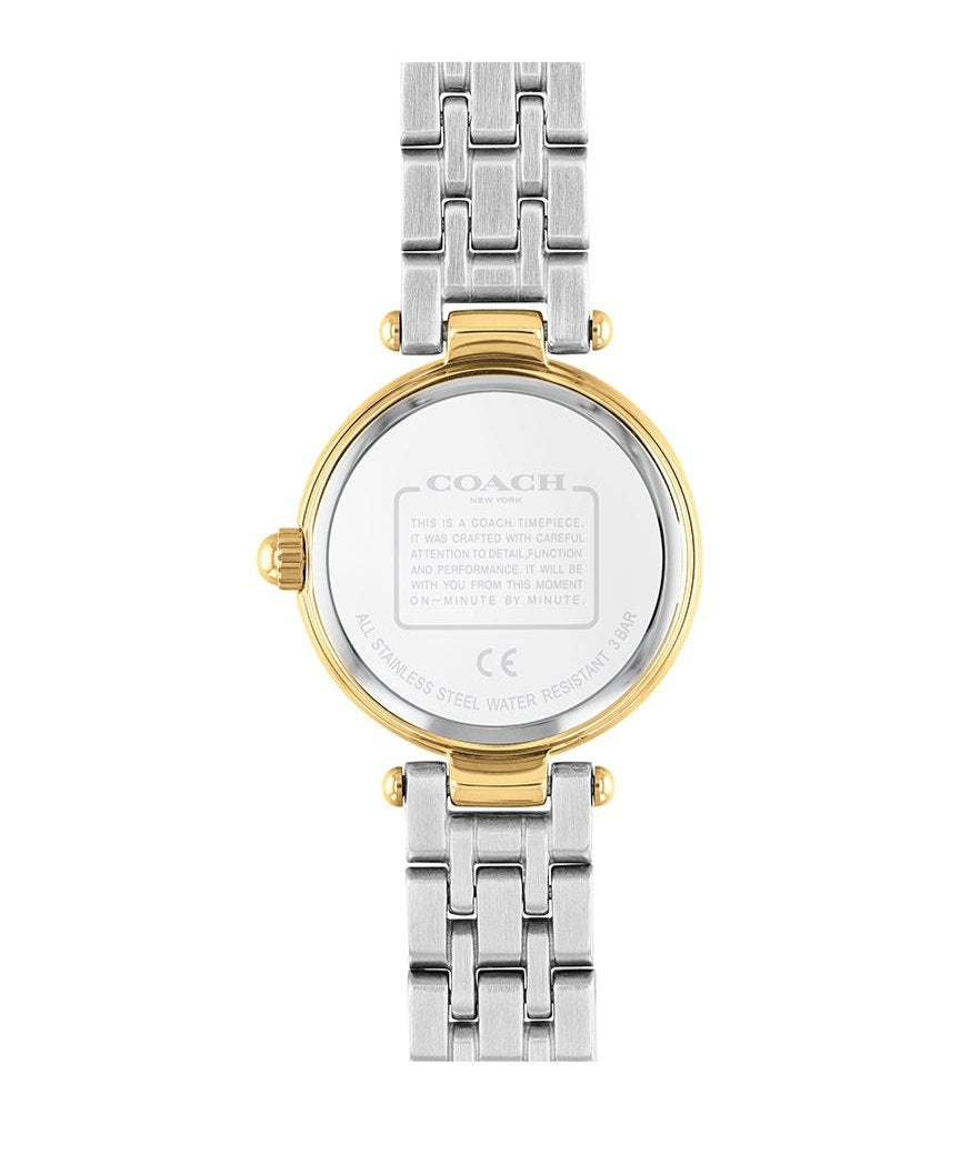 Coach Park Silver Dial Two Tone Steel Strap Watch for Women - 14503643