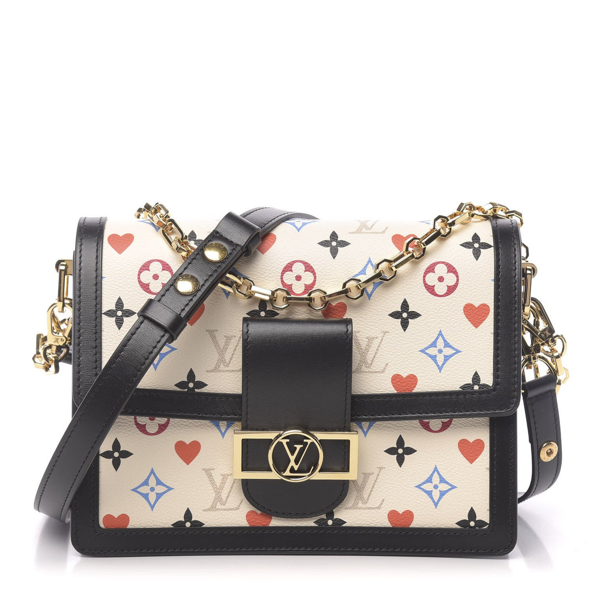 Louis Vuitton Dauphine MM Tote Bag - White