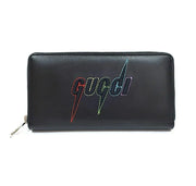 Gucci Long Wallet Embroidery Pouch – Black