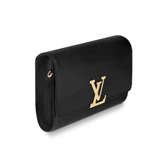 Louis Vuitton Pochette Louise Chain Clutch - Black