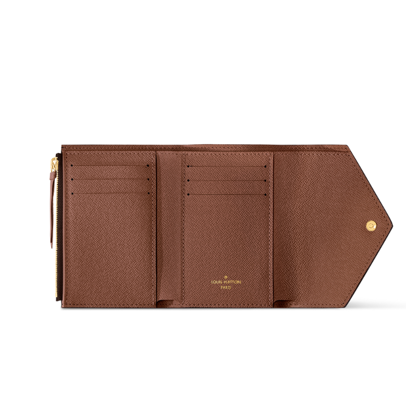 Louis Vuitton Victorine Monogram Canvas Wallet - Brown