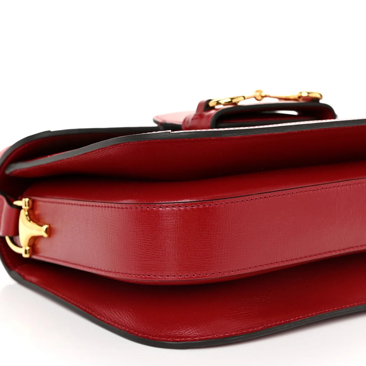 Gucci Horsebit 1955 Small Shoulder Bag - Red