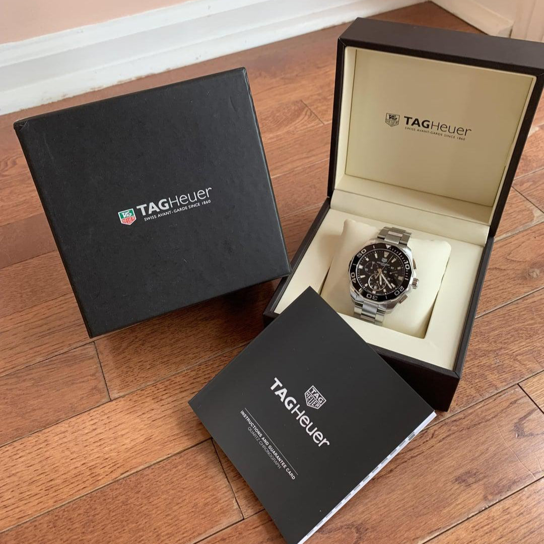 Tag Heuer Aquaracer Black Dial Watch for Men - CAY111A.BA0927