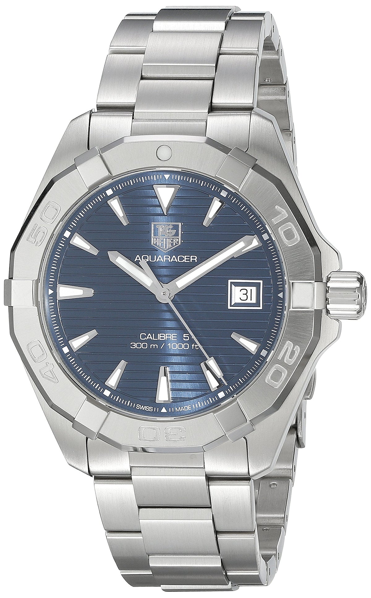 Tag Heuer Aquaracer Blue Dial Watch for Men - WAY2112.BA0928