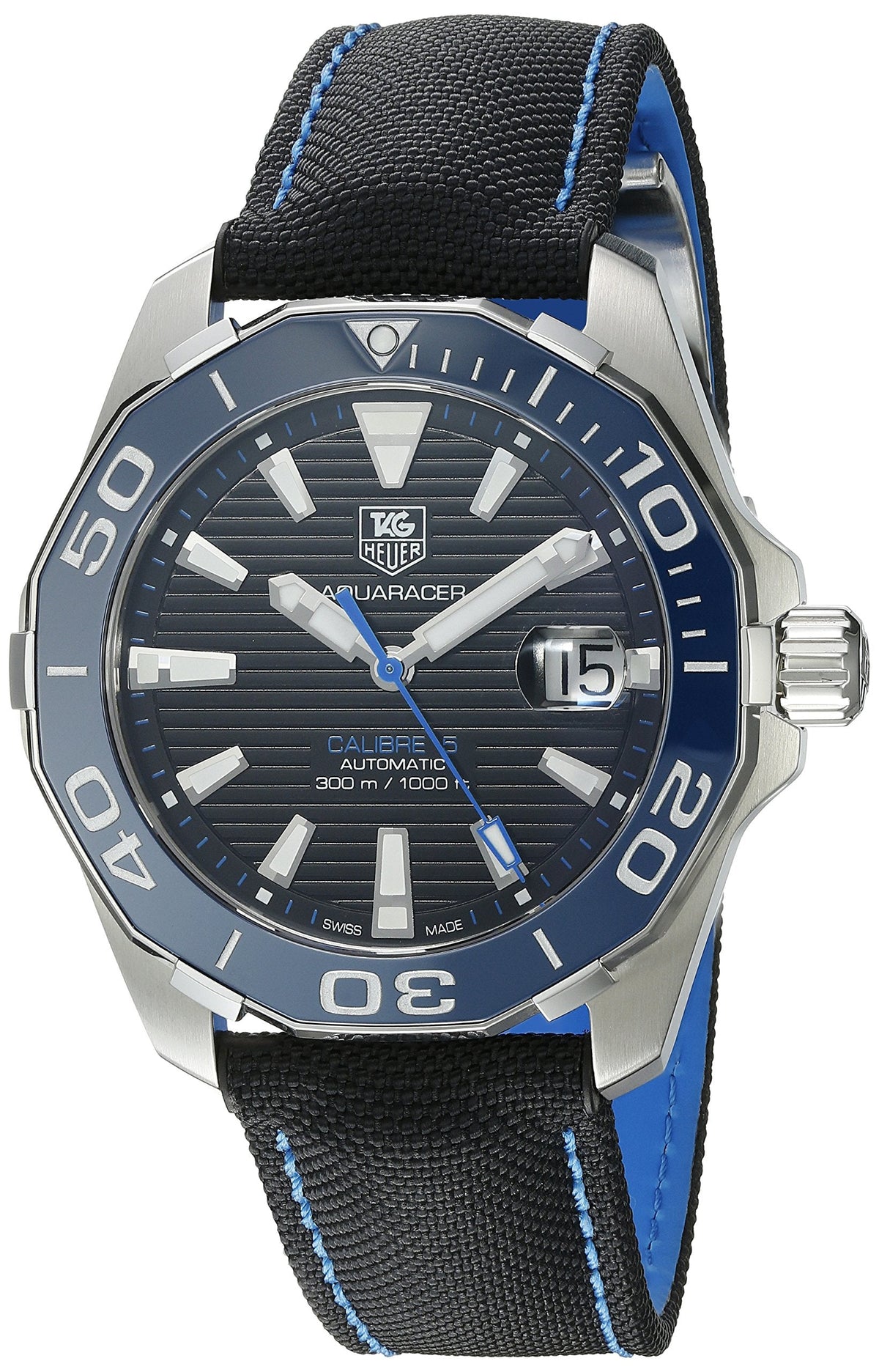 Tag Heuer Aquaracer Blue Dial Watch for Men - WAY211B.FC6363