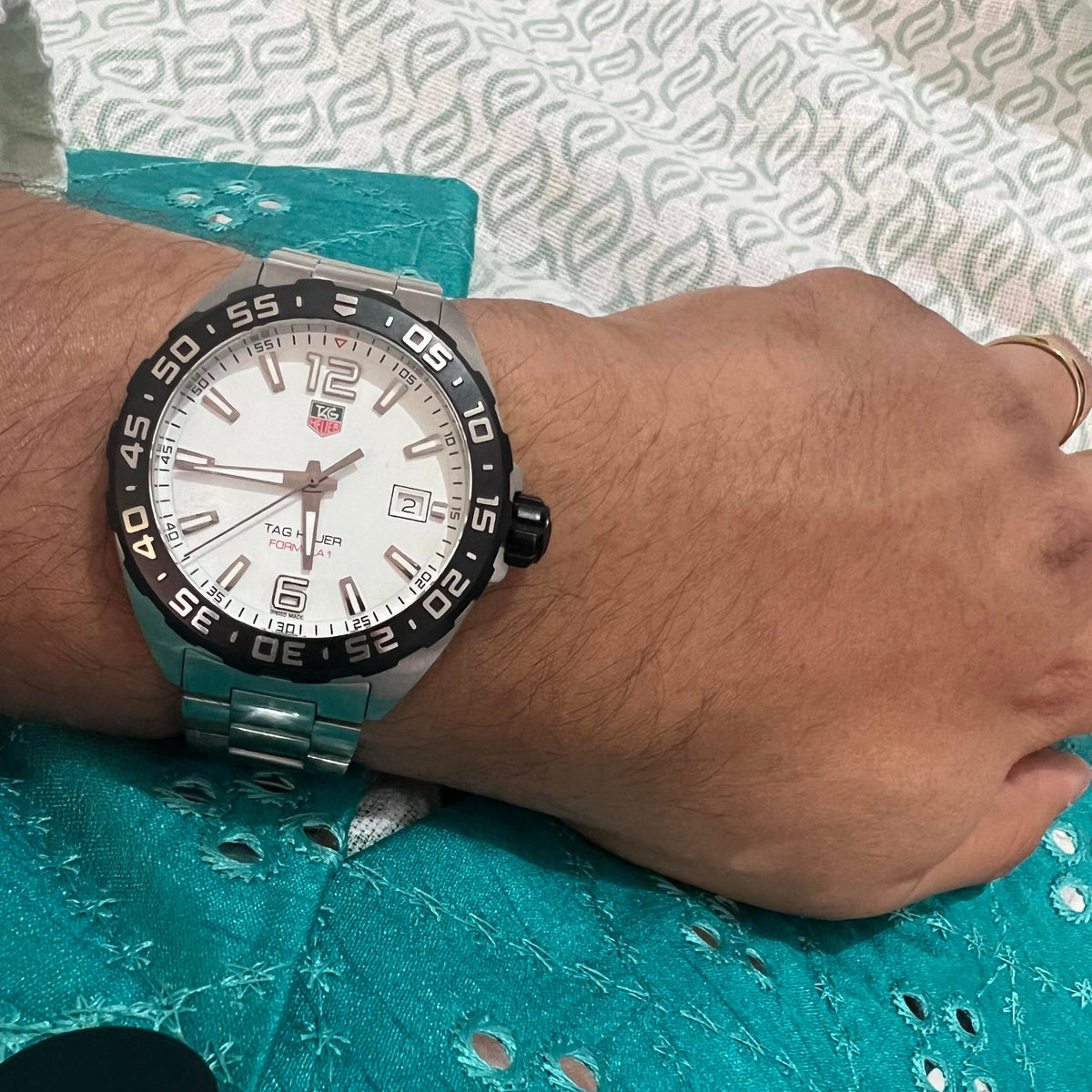 Tag Heuer Formula 1 White Dial Watch for Men - WAZ1111.BA0875