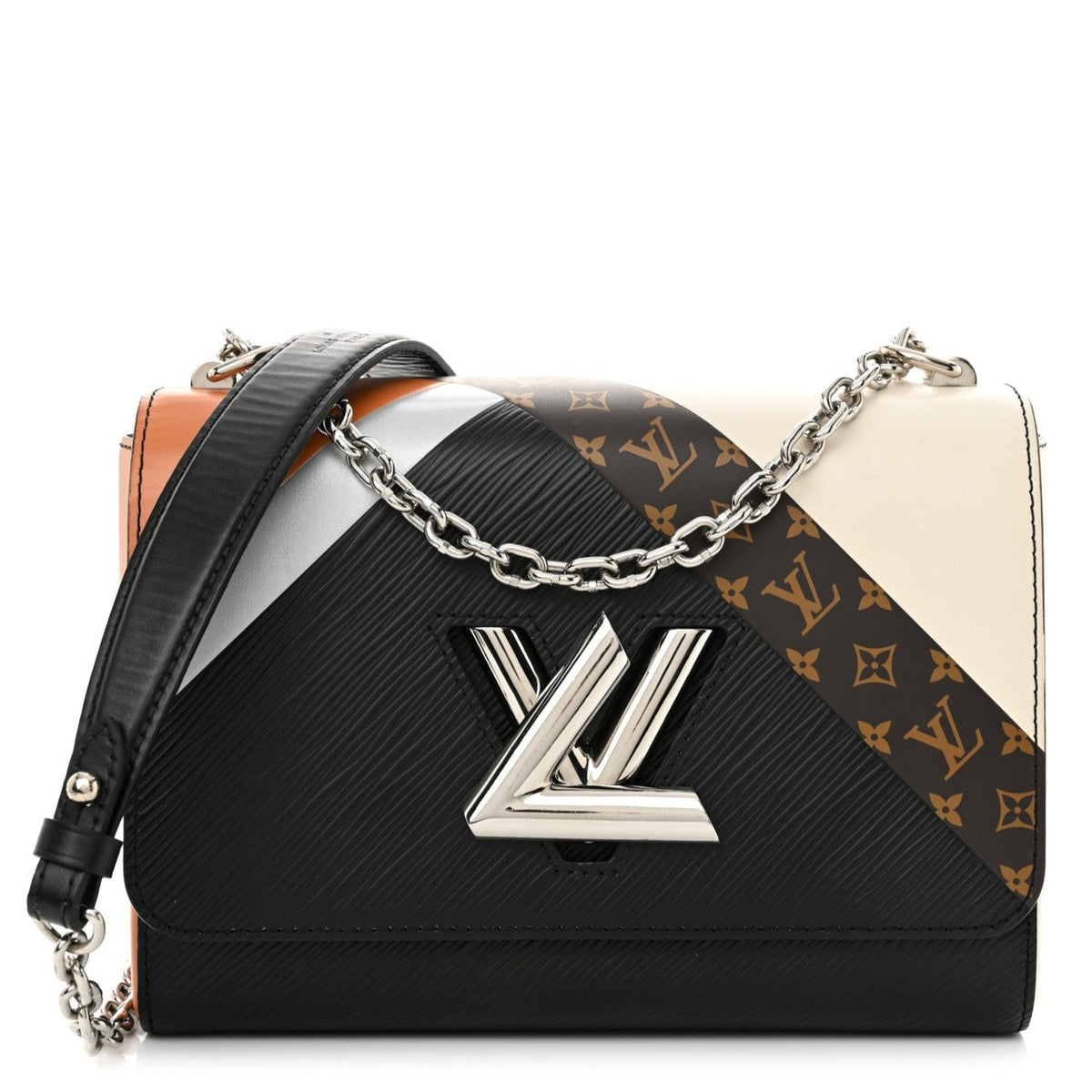 Louis Vuitton Twist MM Shoulder Bag - Monogram Black