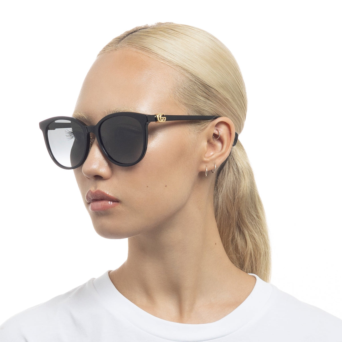 Gucci GG1180SK Cateye Black Sunglasses