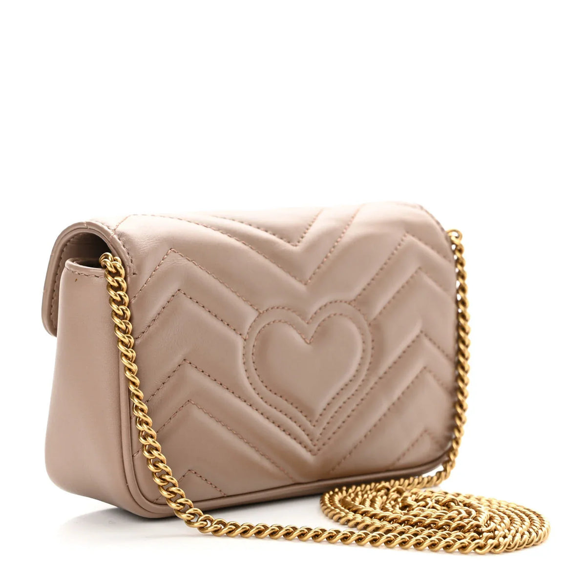Gucci GG Marmont Mini Shoulder Bag - Dusty Pink