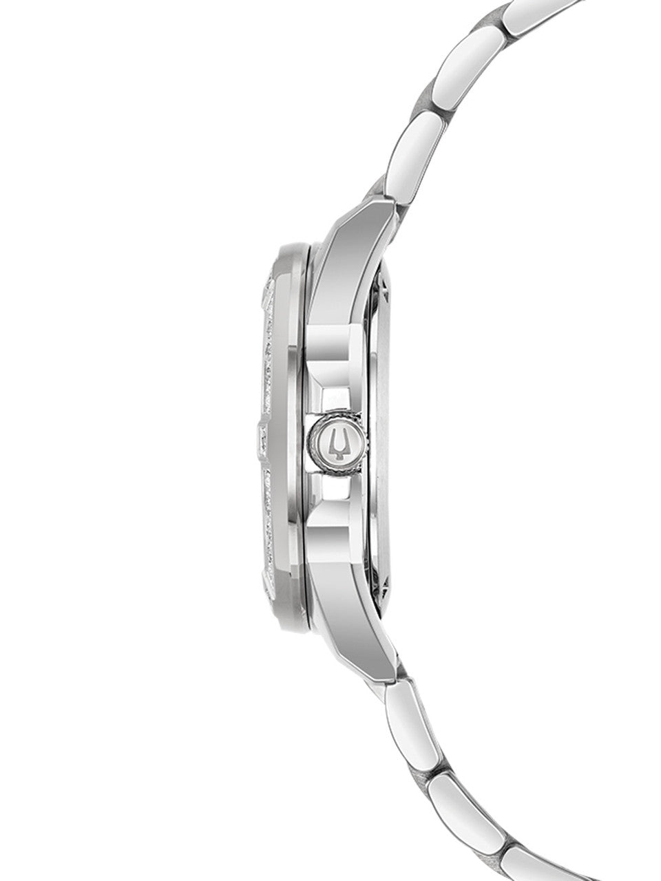 Bulova Marine Star Blue Dial Silver Steel Strap Watch for Women - 96R215