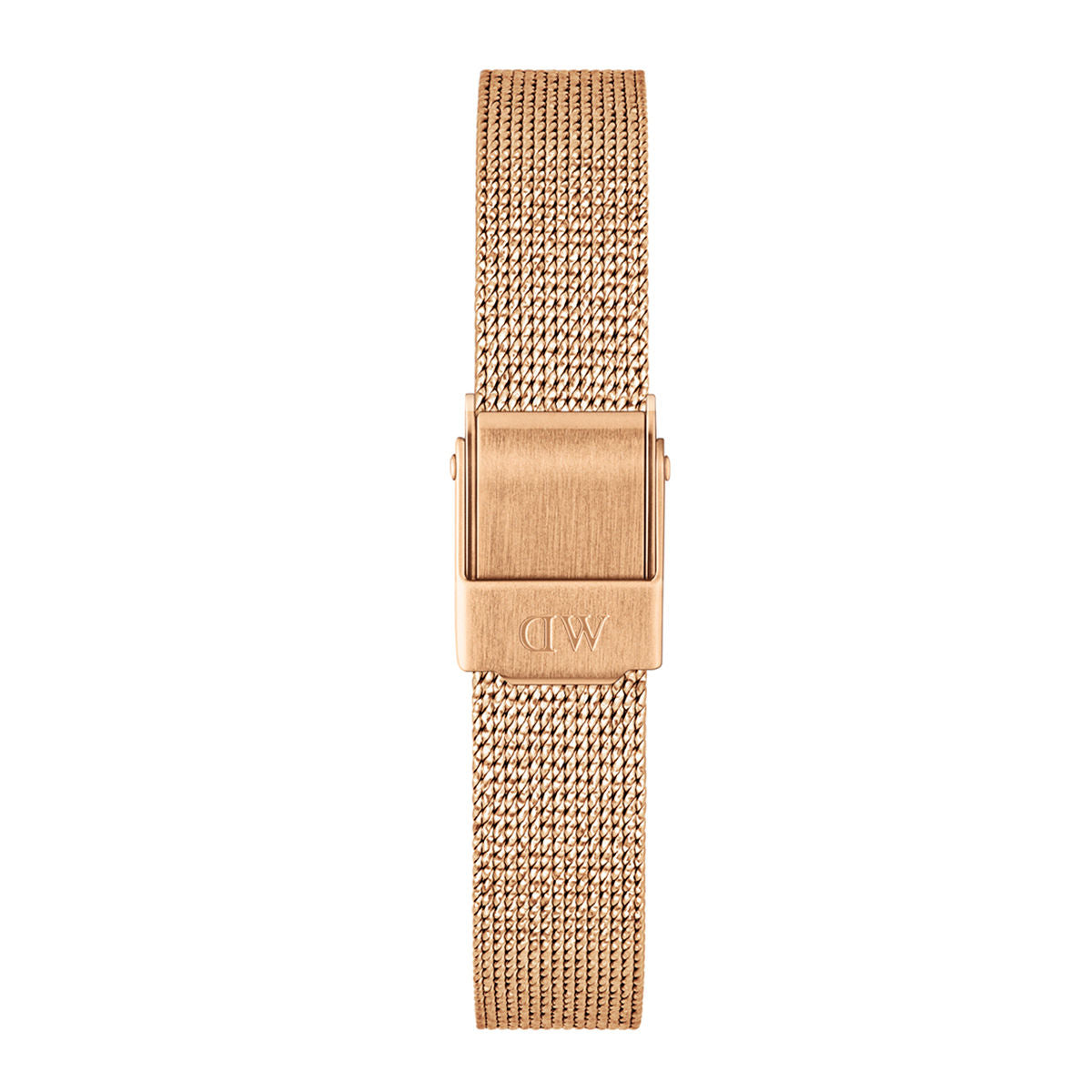 Daniel Wellington Quadro Melrose White Dial Gold Mesh Strap Watch For Women - DW00100431