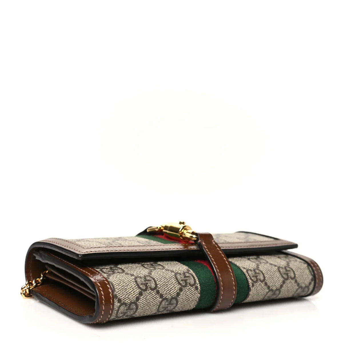 Gucci Jackie 1961 Small Chain Wallet – Beige