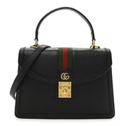 Gucci Ophidia Medium Top Handle Bag - Black