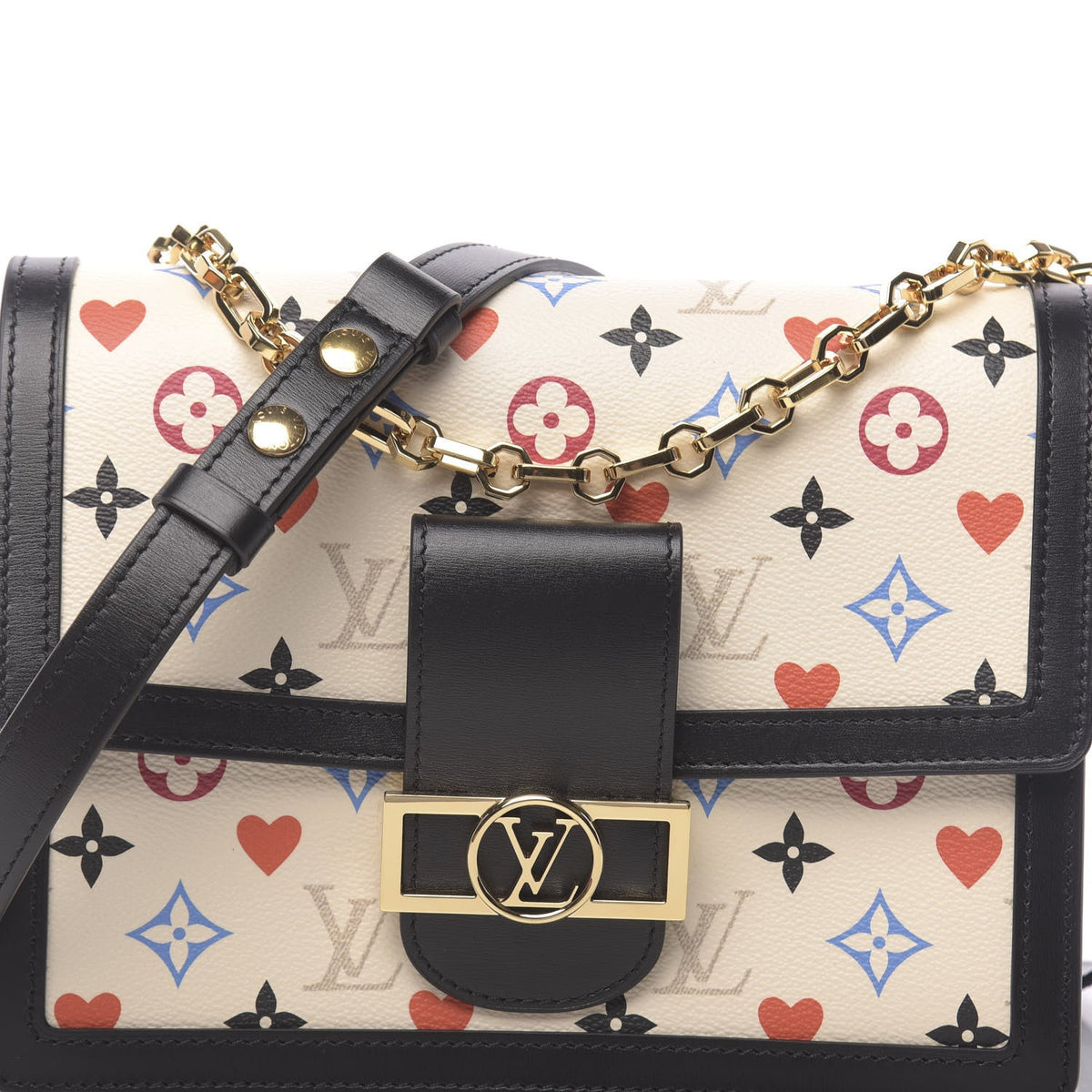 Louis Vuitton Dauphine MM Tote Bag - White