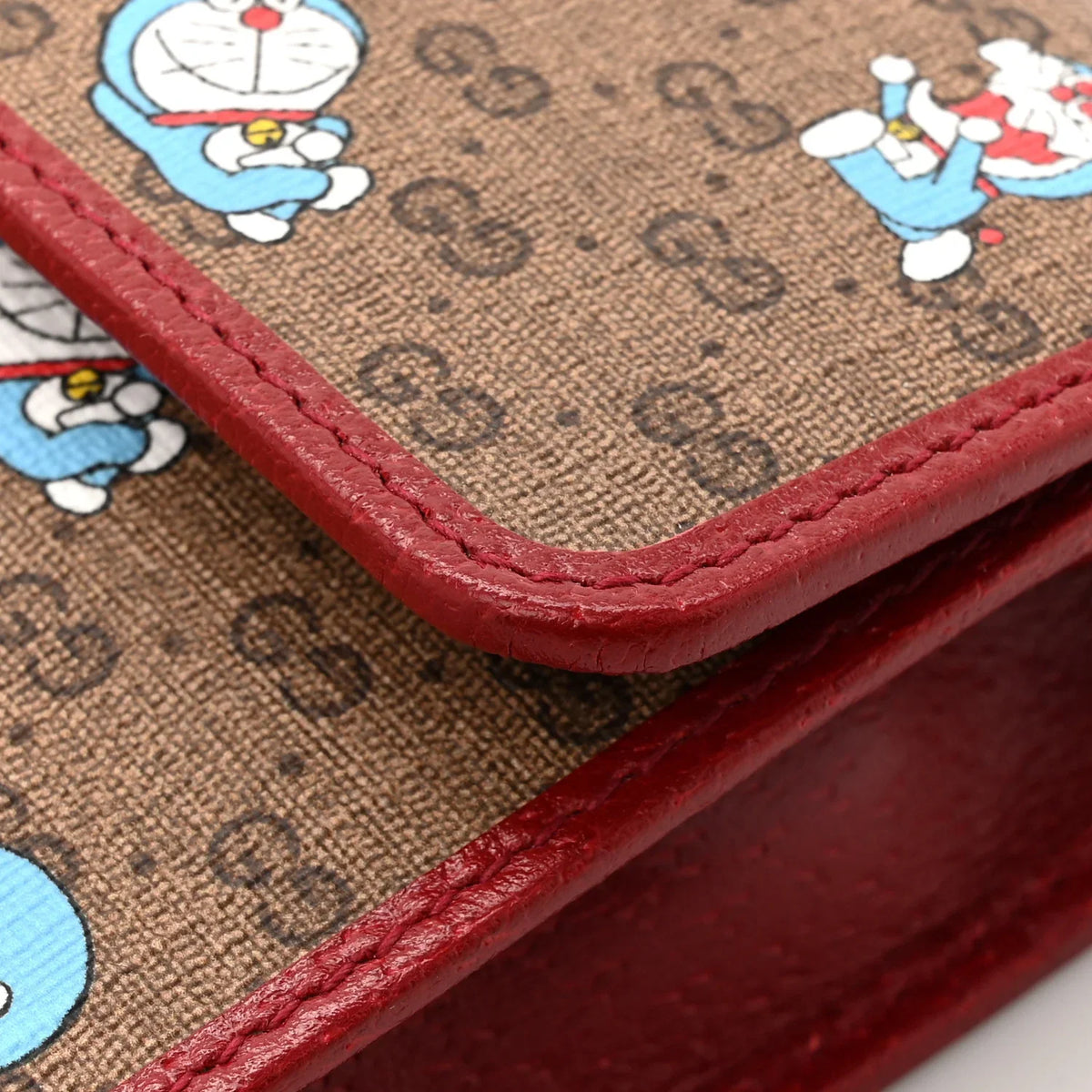 Gucci X Doraemon GG Supreme Crossbody Bag – Brown