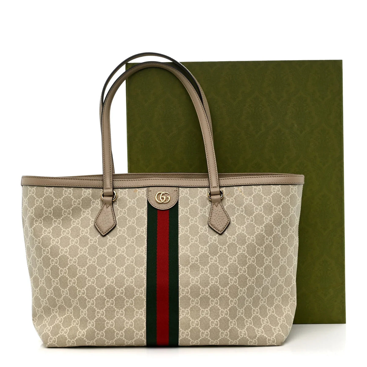 Gucci Ophidia Large Tote Bag – Beige