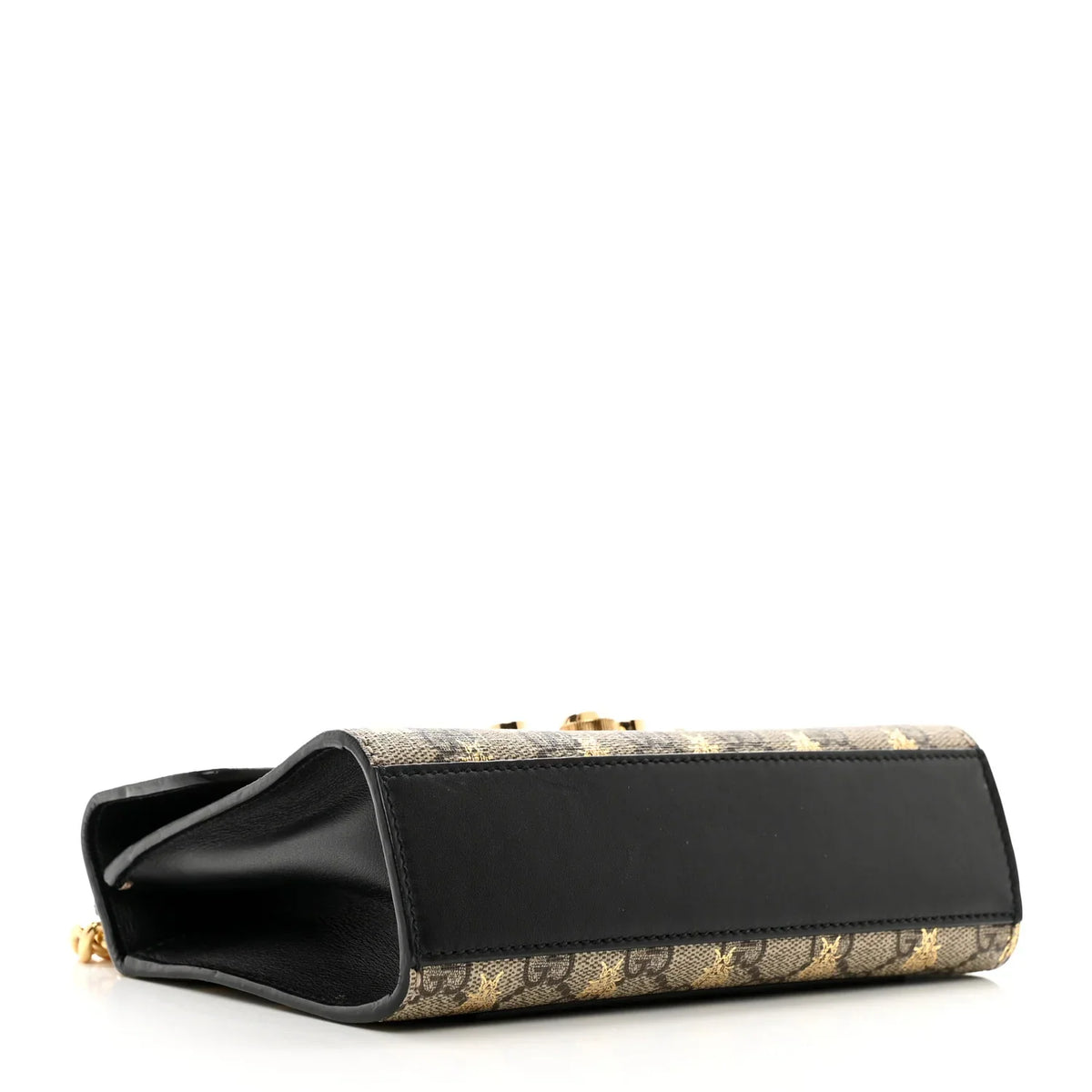 Gucci GG Supreme Small Bees Shoulder Bag – Beige