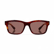 Gucci Men Rectangular Frame Tortoise Sunglasses