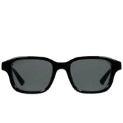 Gucci Men Rectangular Frame Polish Black Sunglasses