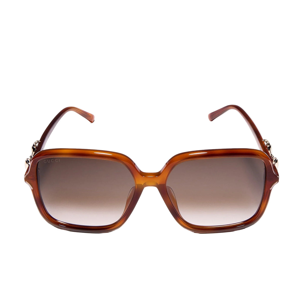 Gucci Women Butterfly-Frame Brown Tortoiseshell Sunglasses