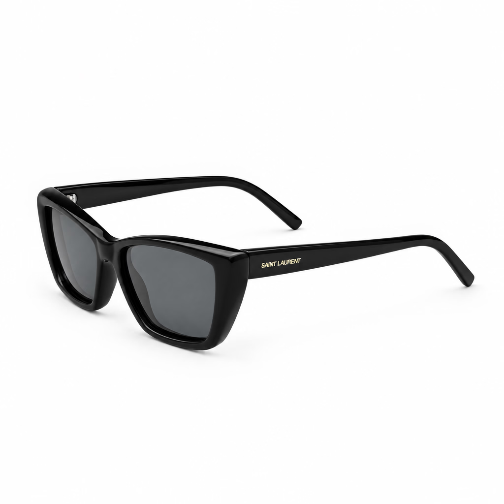 Saint Laurent Women SL 276 Mica Plump Black Sunglasses