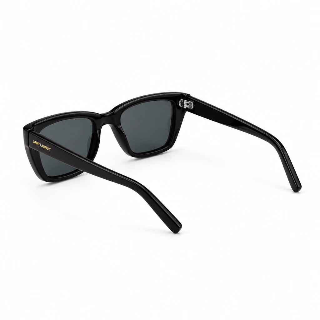 Saint Laurent Women SL 276 Mica Plump Black Sunglasses