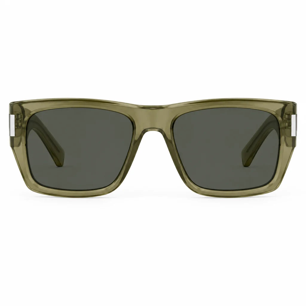 Saint Laurent SL 689 Men Square Brown Sunglasses