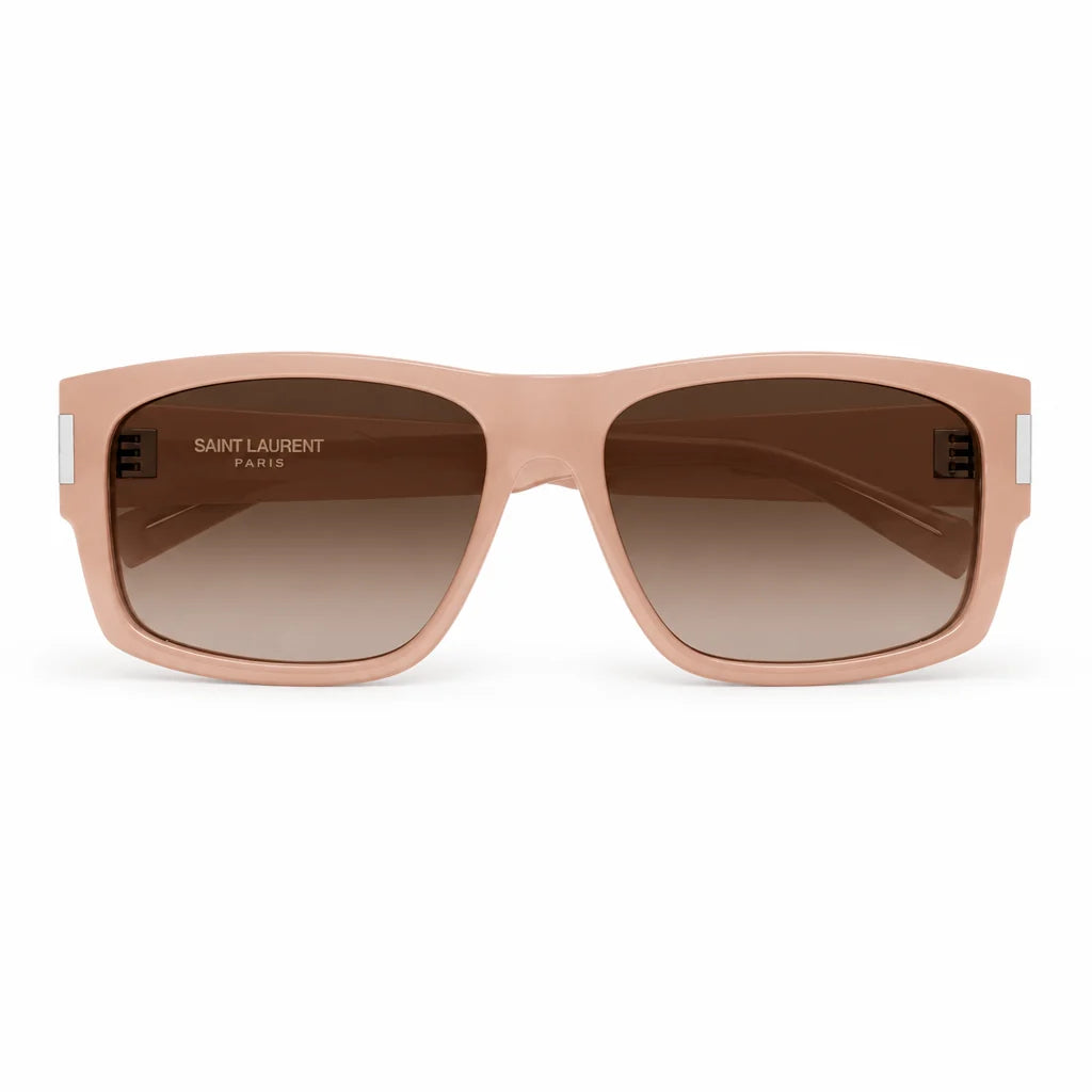 Saint Laurent SL 689 Men Square Orange Sunglasses