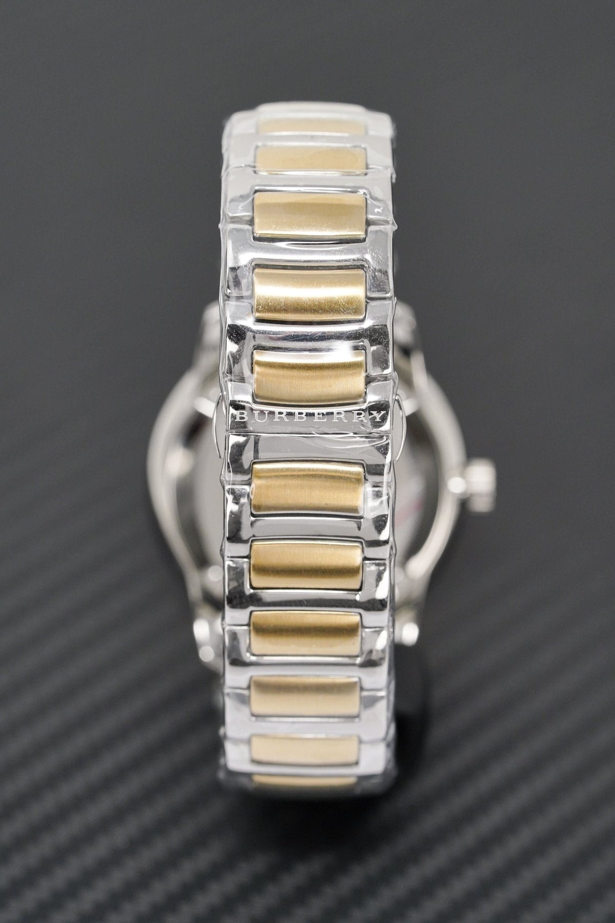 Burberry The Classic Gold Dial Two Tone Steel Strap Watch for Men - BU10011