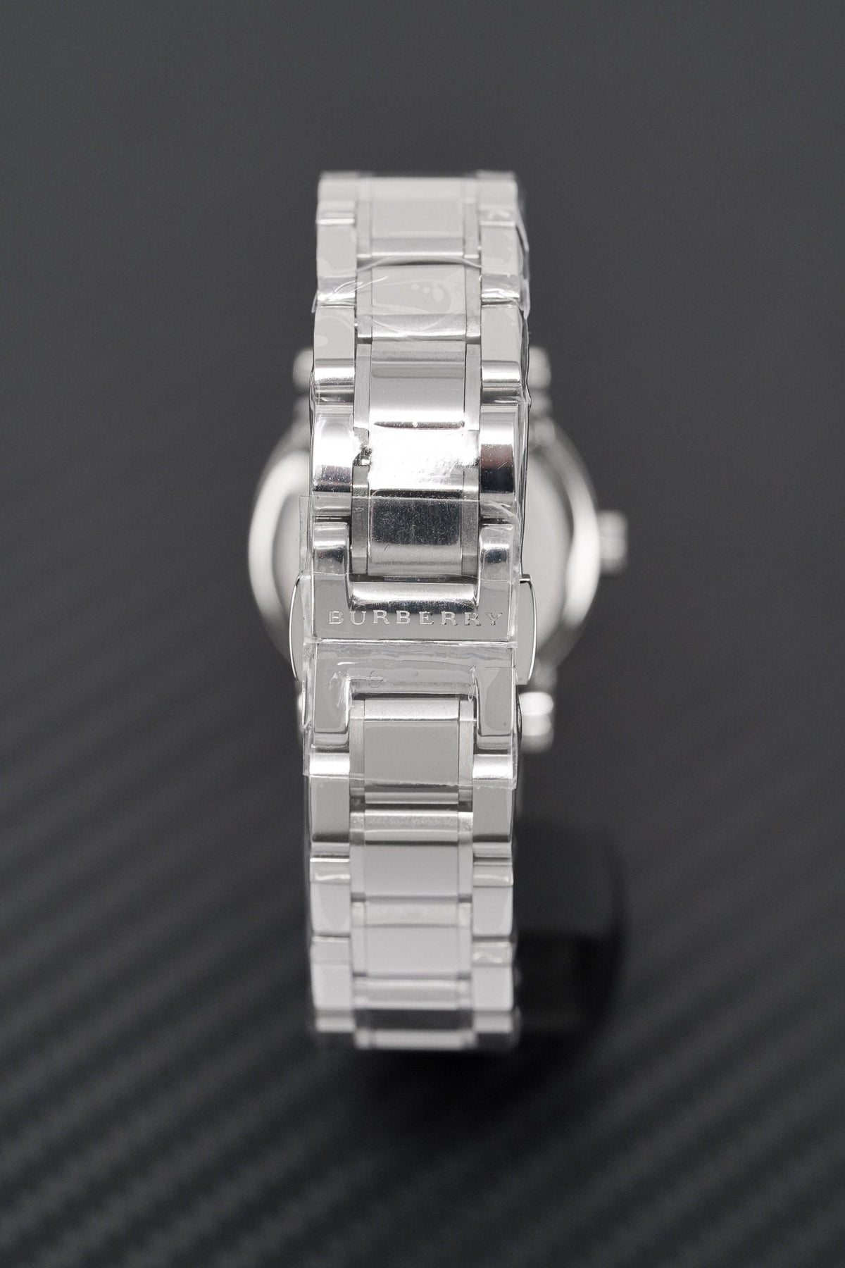 Burberry The City Diamonds Silver Dial Silver Steel Strap Watch for Women - BU9220