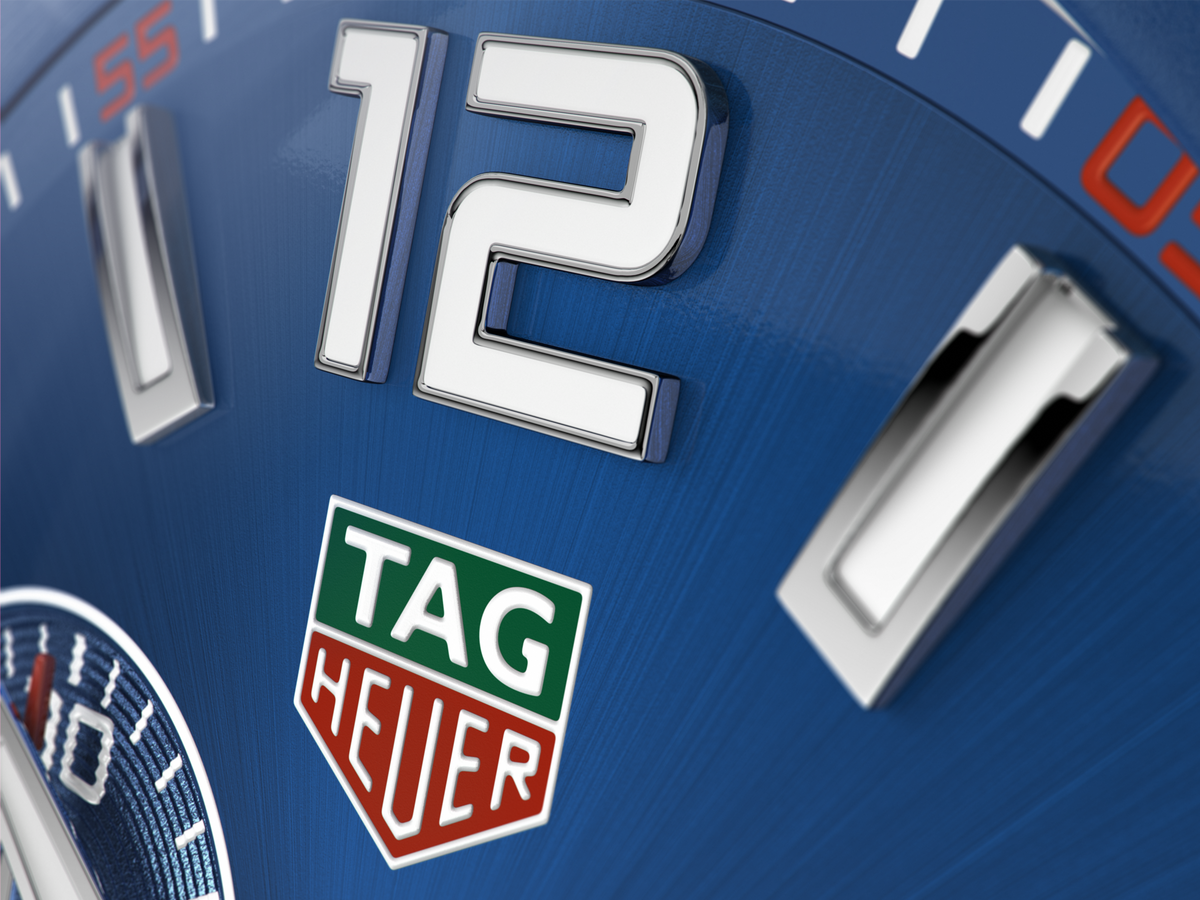 Tag Heuer Formula 1 Chronograph 43mm Blue Dial NATO Strap Watch for Men - CAZ1014.FC8196