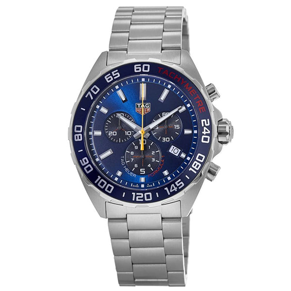 Tag Heuer Formula 1 Aston Martin Red Bull Racing Blue Dial Silver Steel Strap Watch for Men - CAZ101AB.BA0842