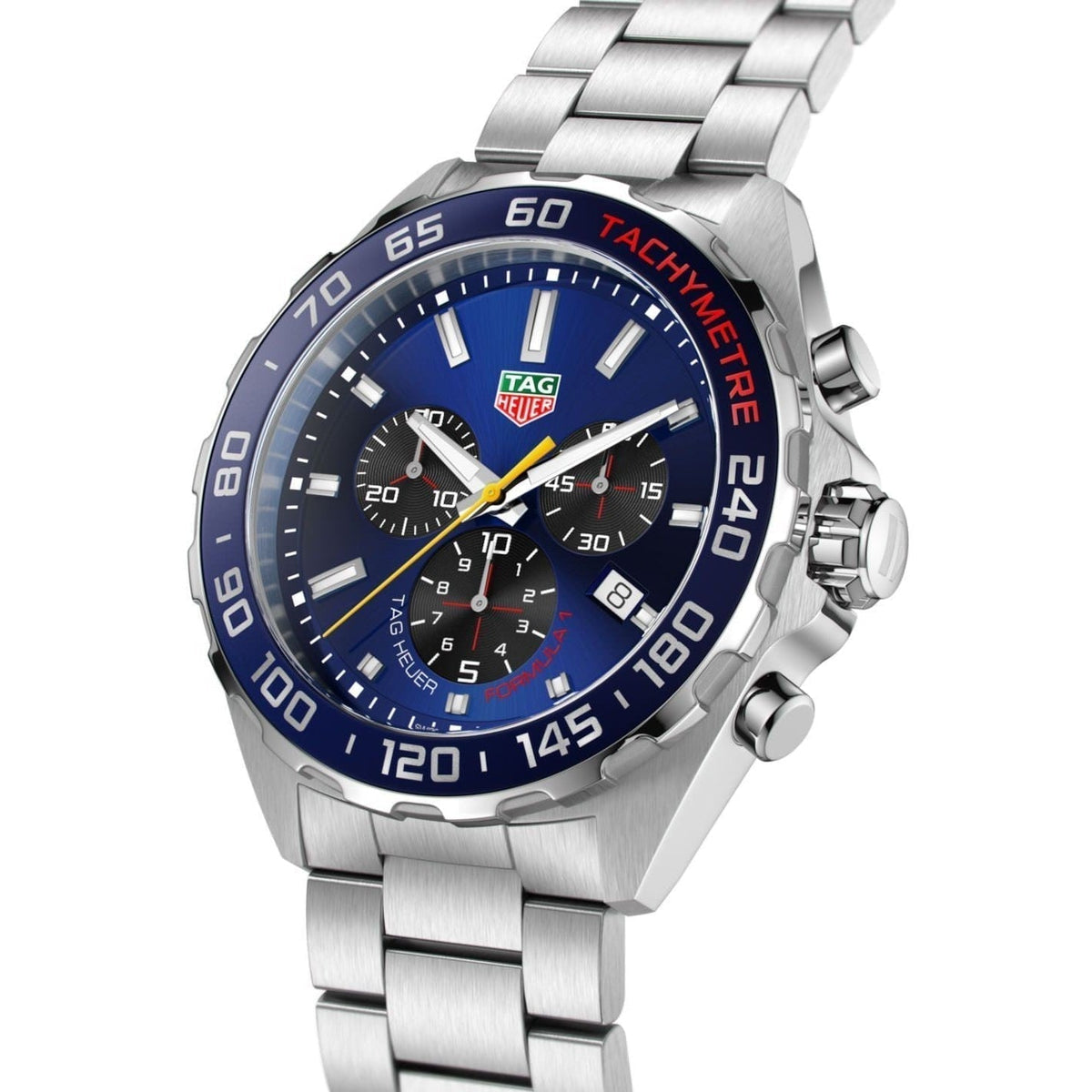 Tag Heuer Formula 1 Aston Martin Red Bull Racing Blue Dial Silver Steel Strap Watch for Men - CAZ101AB.BA0842